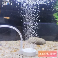 3.5/5/8/10cm Nanometer Bubble Stone Fish Tank Oxygen Stone Optional 220-240V 110V Silent Air Pump for Aquarium Oxygenation 1