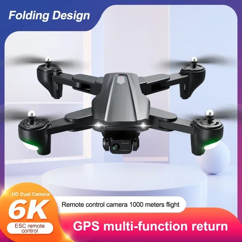 

With GPS 5G Aeria L6K Professional HD Photography Camera Quadcopter Optical Flow Foldable Remote Dron Toy New R20 Drone