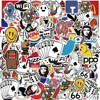 10/30/50/100PCS Cool Fashion Brand Logo Stickers Aesthetic Skateboard Laptop Motorcycle Phone Car Graffiti Sticker Decal Kid Toy 1