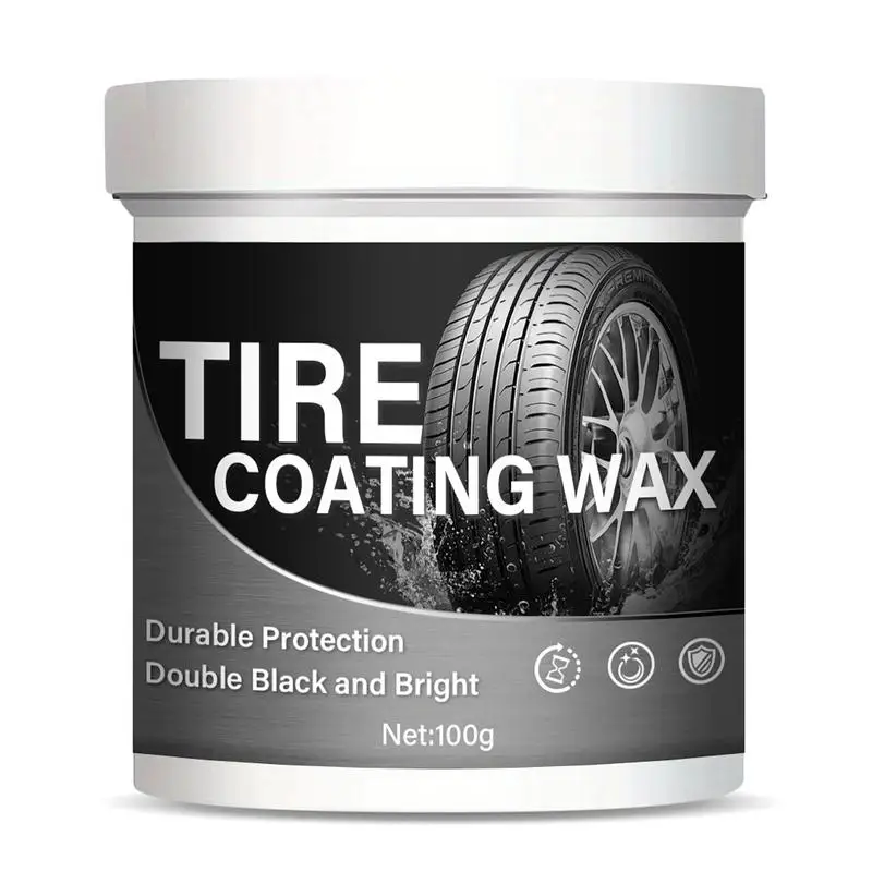 

Tire Coating Wax Waterproof Car Tire Brightener Plating Sealant Cream For Car Wheel Auto Care Re Black Shine Chemistry Filler