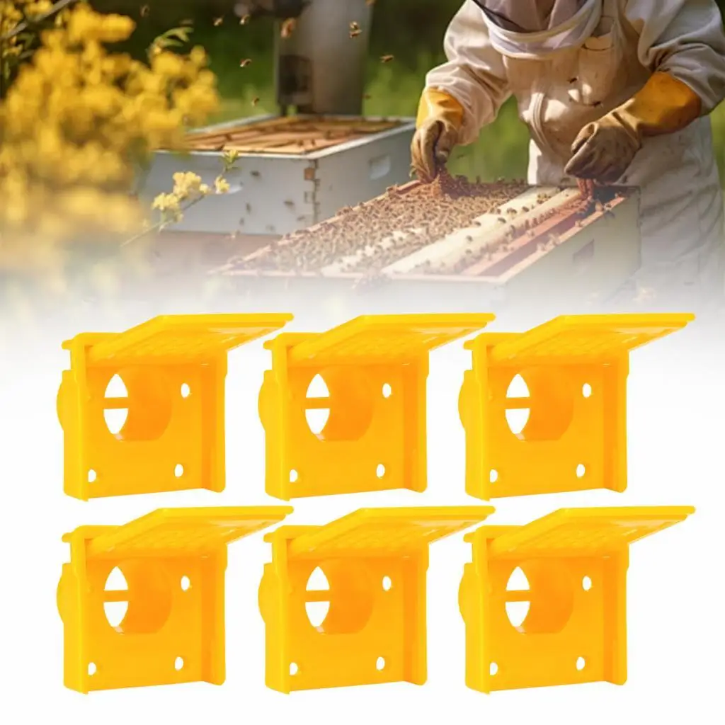 6 Pieces Hive Gates Easy to Use Supplies Enhanced Protection Hive Entrances