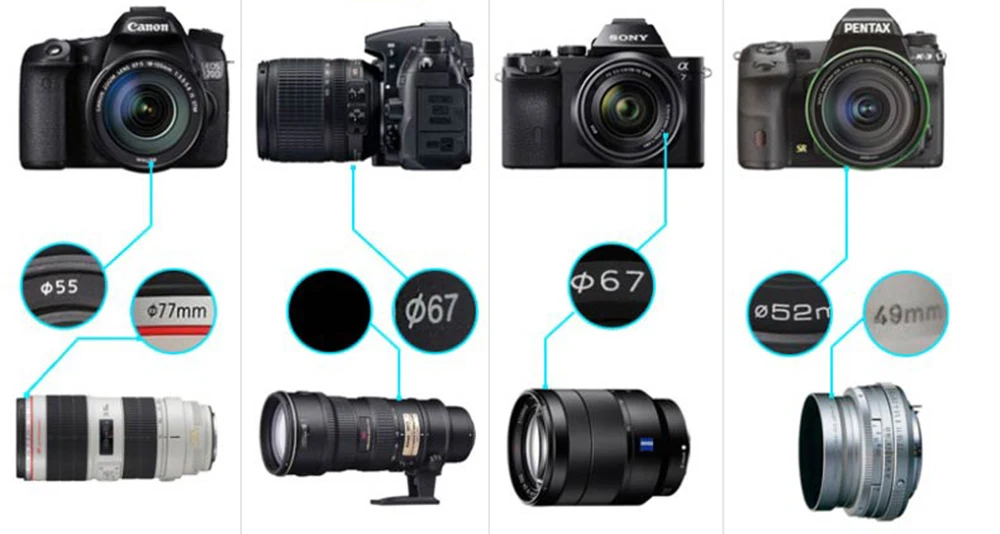Description Picture 5 of itemNew Camera Lens Filter Metal Adapter Ring 54mm-55mm Step Up Ring Set 54 To 55 54-55mm 54-55 Stepping Adapter Camera Adapter Ring