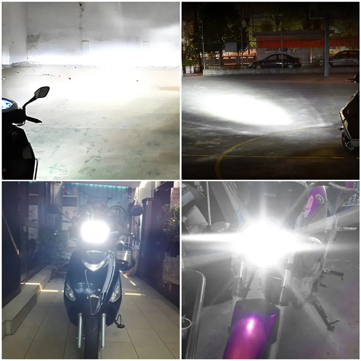 H4 P15D BA20D Motorcycle Headlight Bulbs 144 SMD 12v LED Headlamp Fog Light Spotlight 1PCS motorcycle headlight motorcycle fog lights motorcycle led lights led motorcycle lights led lights motorcycle driving lights bike light
