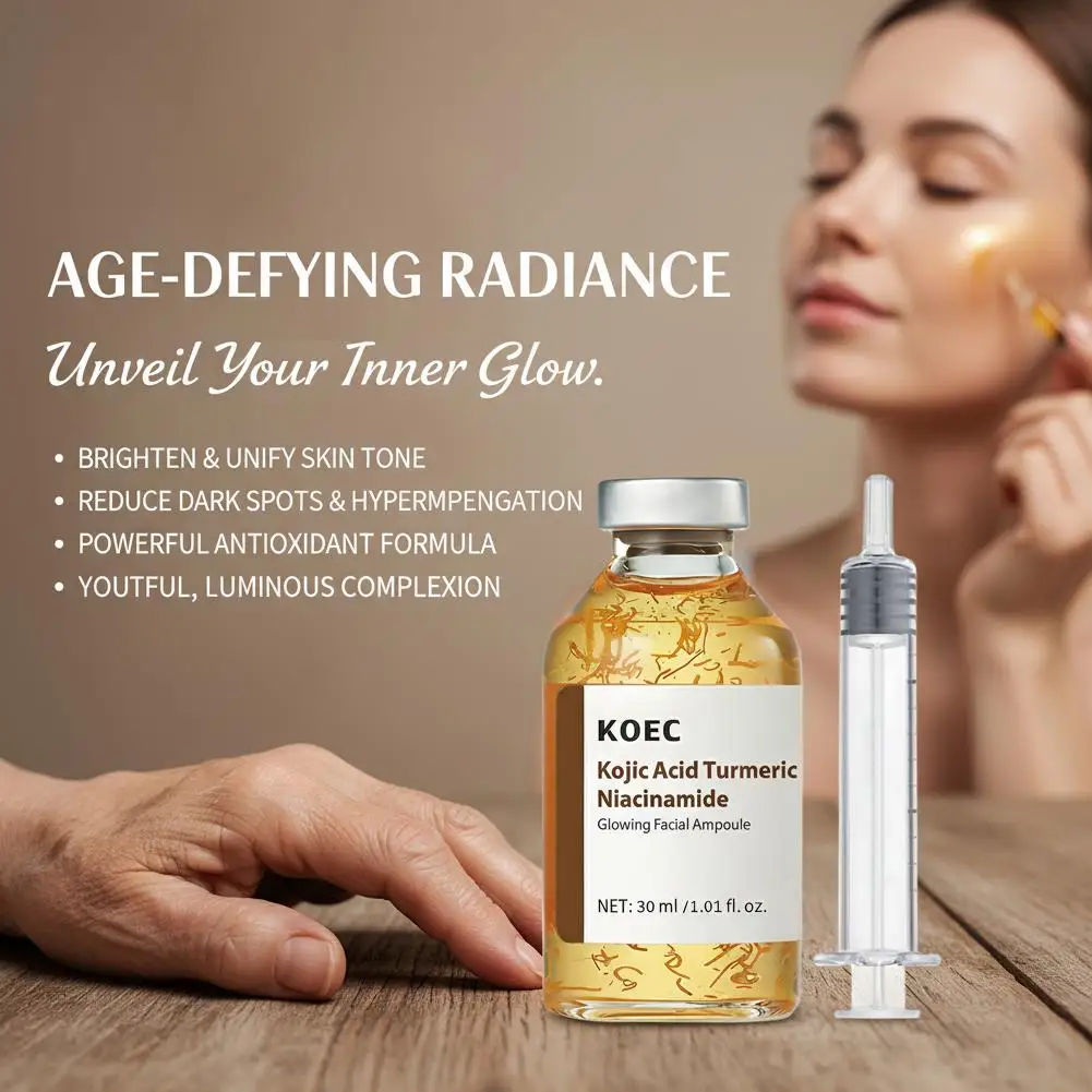 30ml Deep Collagen Silk Peptide Ampoule PDRN Firming Face Serum,Hydrating K-Beauty Essence for Elastic Glowing Skin Care 30/50ml - immagine 5