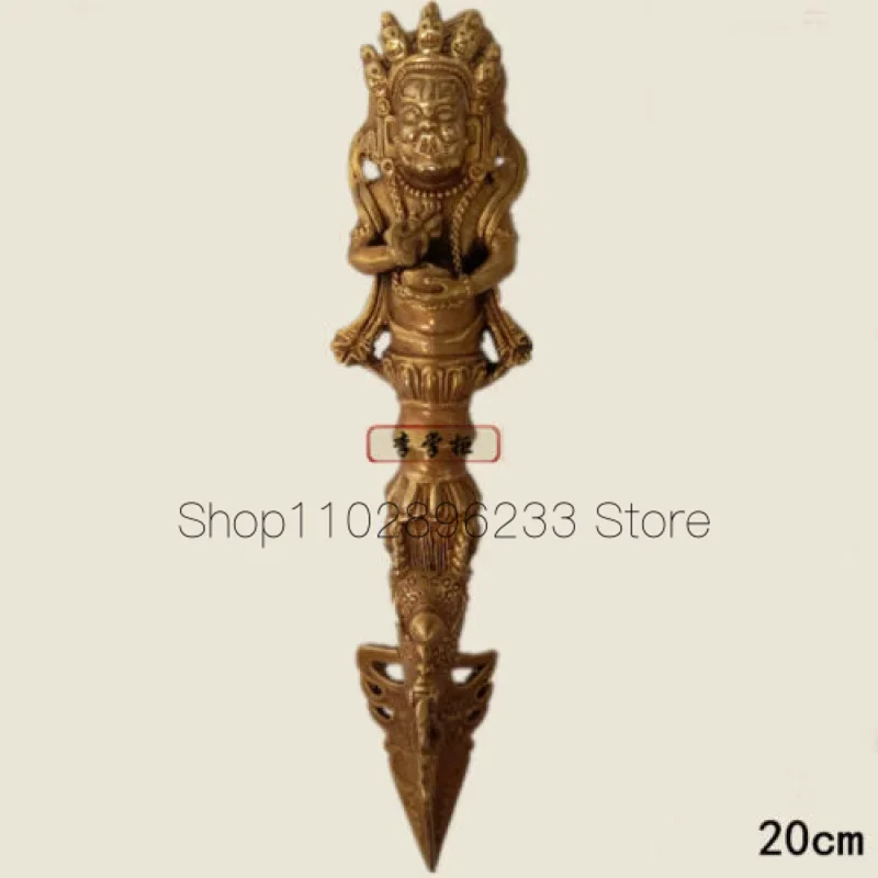 

20cm bronze oil five oil ward off evil spirits magic-Prong
