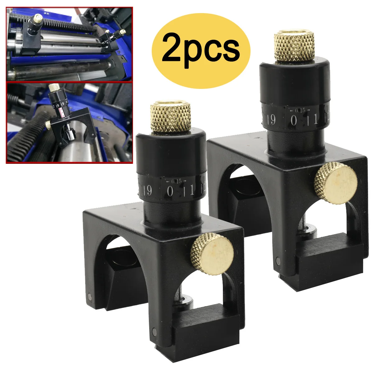 2Pcs Holzbearbeitung Magnetische Hobel Klinge Einstellung Jig, Einstellbare Magnetische Hobel Jointer Messer Klinge Nonius Höhe Setter Jig Ga – Detail 6