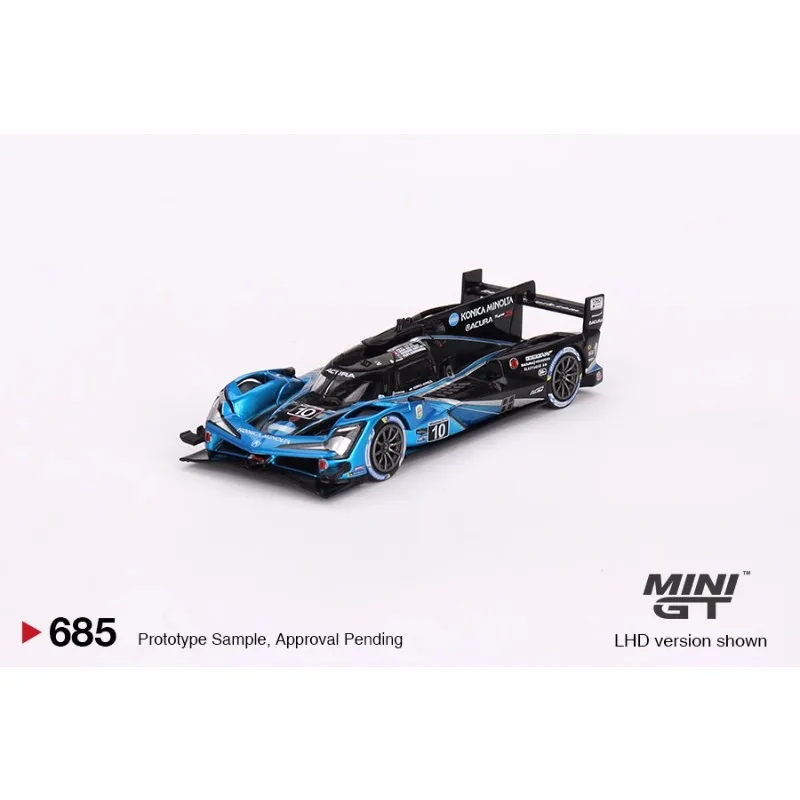 

Премиум соотношение 1:64 #685 Acura ARX-06 GTP миниатюрная коллекция литых под давлением моделей автомобилей, подарок для детей на день рождения.