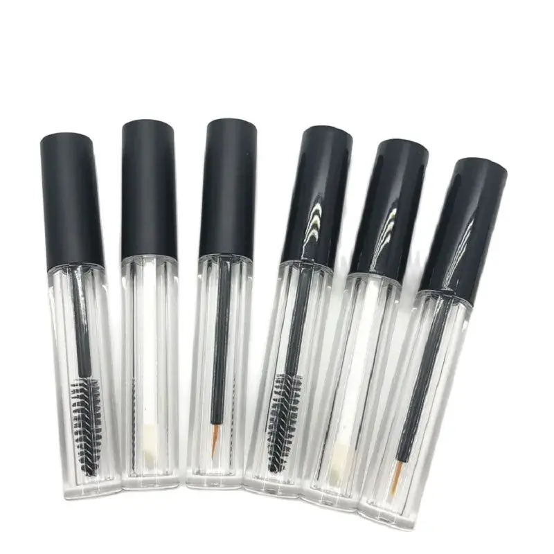 

Empty 3ml Black Mascara Tube Eyeliner Lip Gloss Bottles Container Clear Tubes Makeup Tools Refillable Eyelash Growth Liquid