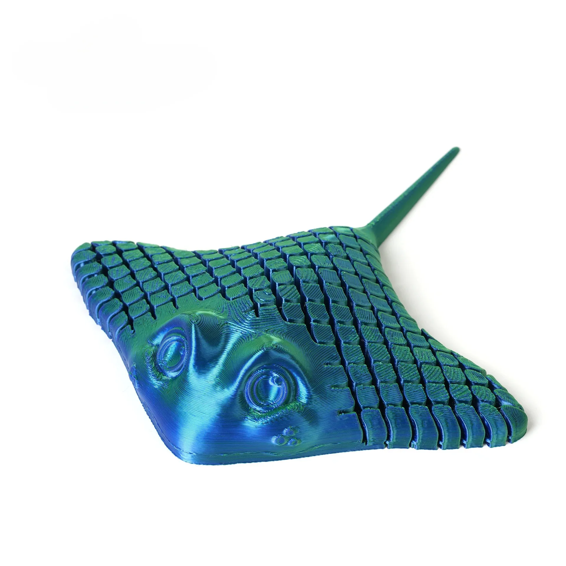 3D Printed Aquatic Animal-Bionic Manta Ray Stingray Toy Relief Desktop Decoration Flexible Sea Creature Toy, Gifts for Everyone for ornament crafts,aquarium ornaments,miniature figurines,miniature ornament,3d printed toy,desk decor