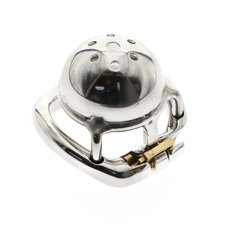 

For Men Penis Lock Stainless Steel Cock Cage Penis Ring Chastity Device Belt Tool Restraint Sex Toys C116 3 Sizes Choose