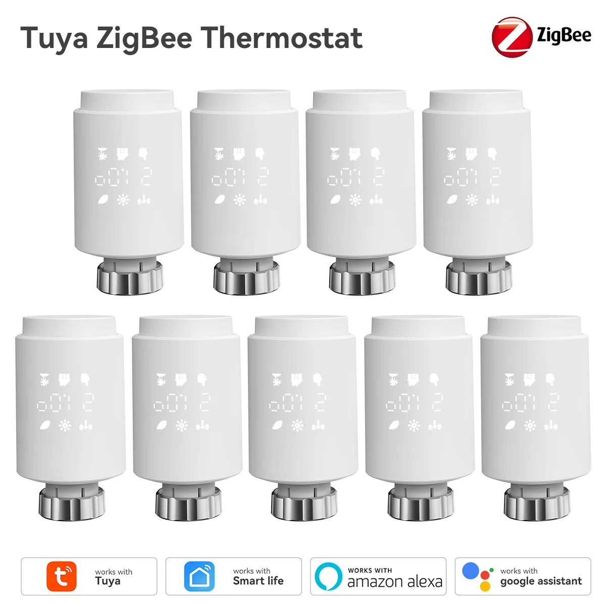 Thermostat ZigBee pour plancher chauffant ou radiateur électrique  compatible Tuya SmartLife, Lidl Home et Jeedom 