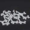 12Pcs 3 Inch Plastic Easels or Plate Holders Display Dinner Plate (Transparent) 3