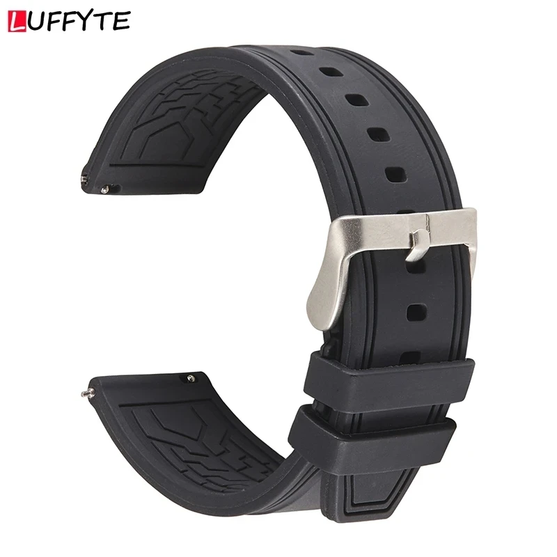 Silicone Soft Leisure Watchband - Quick Release Strap