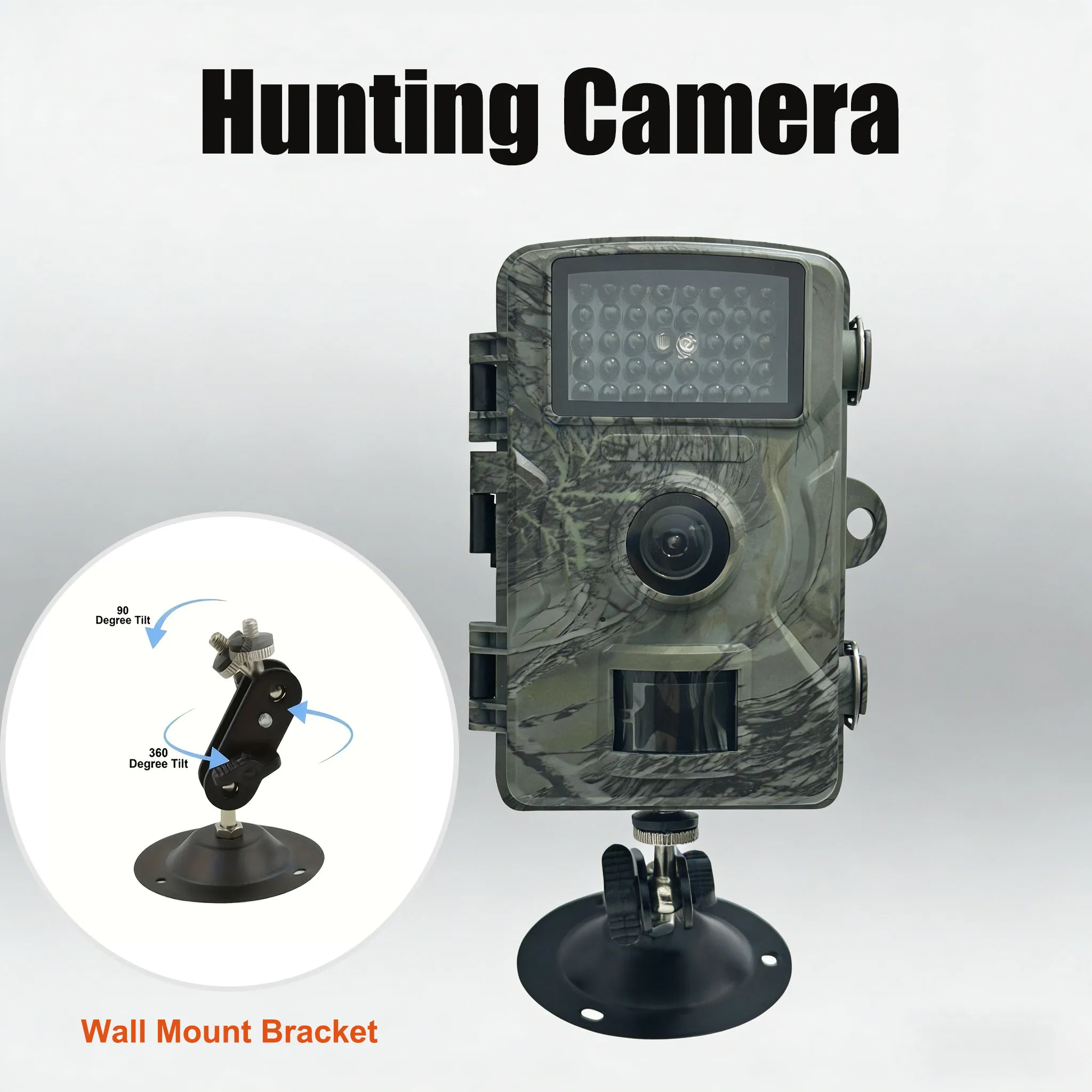 Caméra de piste IP66 étanche avec vision nocturne infrarouge pour surveillance continue de la faune aquatique