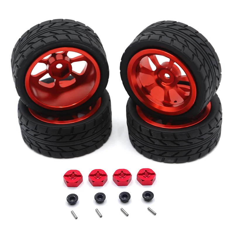 

Подходит для автомобилей WLToys 1:12 1:14 1:18 аксессуары для радиоуправляемых моделей 124016 124017 124018 124019 144001 A959 и других металлических обновленных колес