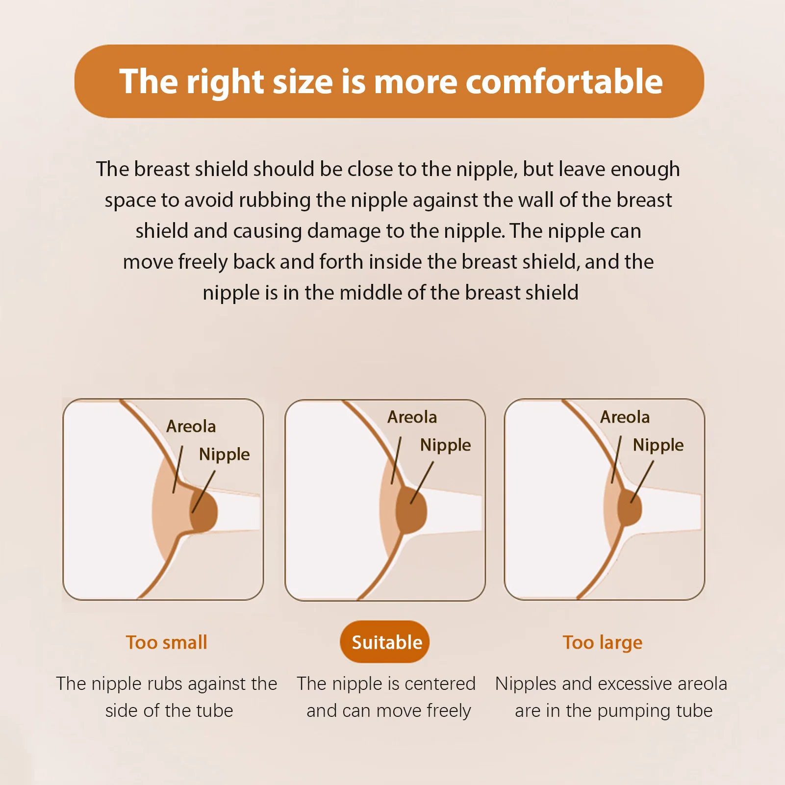 Nipple Ruler for Breast Pump Flange Sizing Tool Silicone Nipple for New Moms Breast Pump Flange Sizing Tool with 1.5M Soft Ruler 4