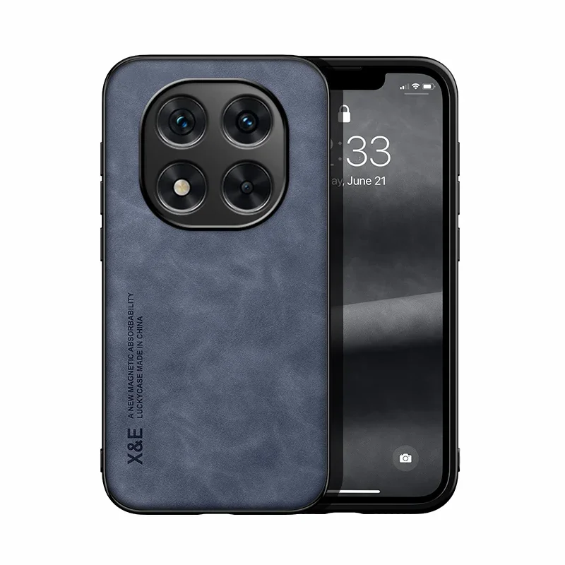 Shockproof Luxury Leather Texture Case with Silky Feel and Magnetic Attraction