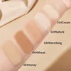 Lightweight Cream Foundation Stick with Brush,Velvet Moist Light Concealer Foundation Longlasting Flawless Face Makeup Cosmetics 5