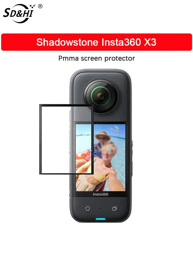 파노라마 카메라 보호 안티 스크래치 필름, 액션 카메라 액세서리, Insta360 X3 액션 카메라 필름용 화면 보호기, 3 개