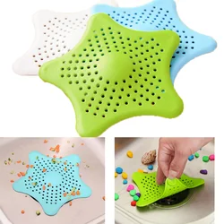 Bath Sink Strainer With Suction Cup Silicone Sink Filter Bathtub Hair Catcher Stopper Anti-blocking Floor Drainer Kitchen Tools