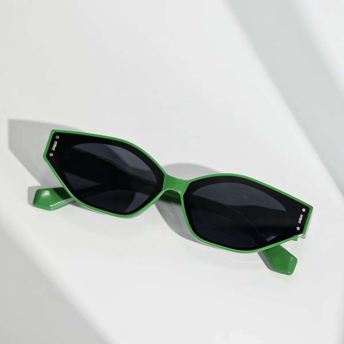 Trend Cat Eye Sunglasses Wome Ngreen Black Frame Cateye Sun Glasses