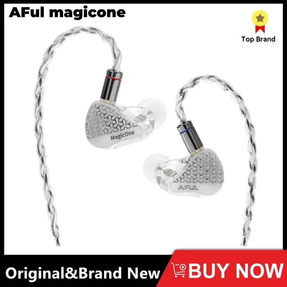 

AFUL MagicOne Single BA Driver in-Ear Monitors, 1BA IEMs Balanced Armature Earphones with SE-Math Acoustic Technology