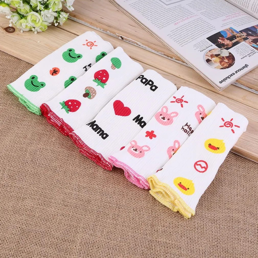 5Pcs Baby Infant Kids Print Double Layer Abdomen Belly Cover Warmer Bands cute baby accessories