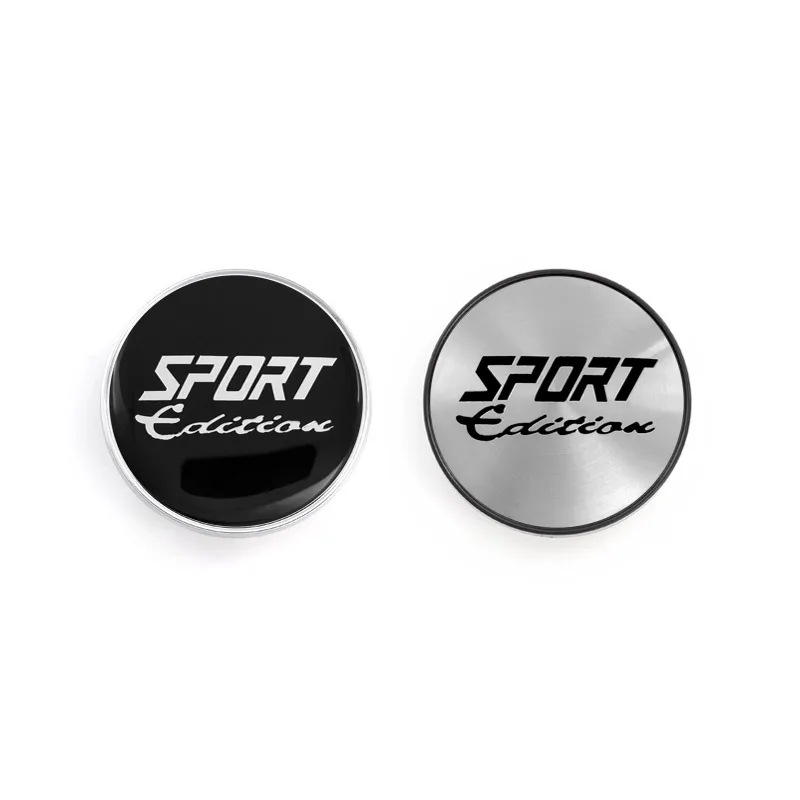 4PCS/lot 60MM SPORT Edition Car Wheel Center Hub Caps Car Emblem Badge