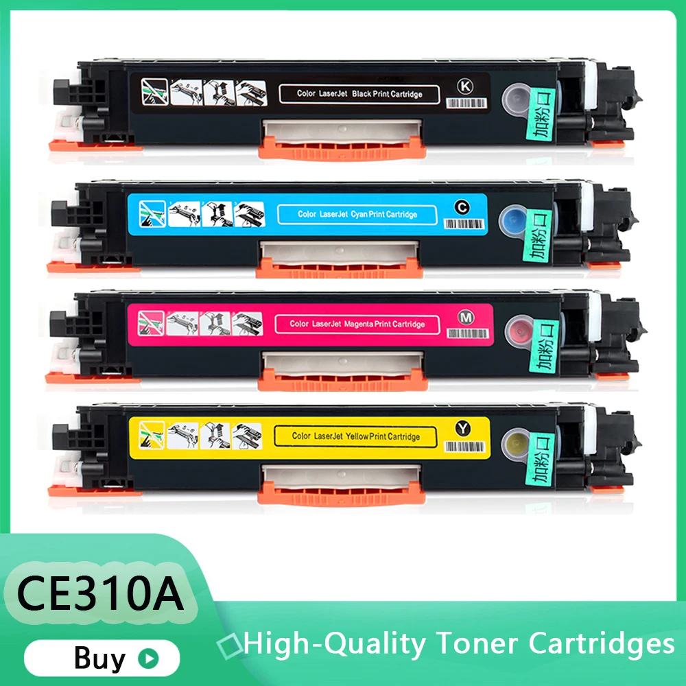 1PK-Compatible-Toner-Cartridge-CE310A-310a-ce310-CE311A-CE312A-CE313A ...