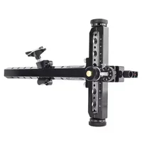 Archery Recurve Bow Sight Aluminum Alloy for Aiming Tool Outdoor Adjust Shooting Hunting Accessories Black 1