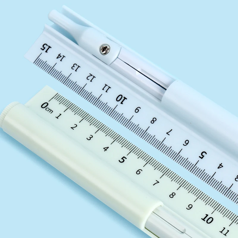1pcs Ruler,Professional Multifunctional Drawing Tool Set,3 in 1 Compass Set,Measurement,Learning,School Supplies