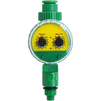 Tuyau d'arrosage automatique électronique de jardin en plastique vert extérieur, minuterie d'irrigation, tuyau d'eau de robinet 1