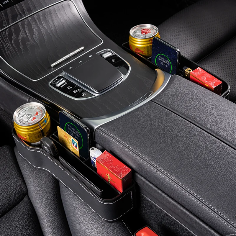 Changan CS75 PLUS CS95 CS35 alsvin CS15 CS55 Eado changan 자동차 주최자 용 자동차 가죽 시트 갭 보관함