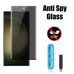 3D Curved Full Glue UV Privacy Tempered Glass Screen Protector for 1PCS (Samsung Note 20)