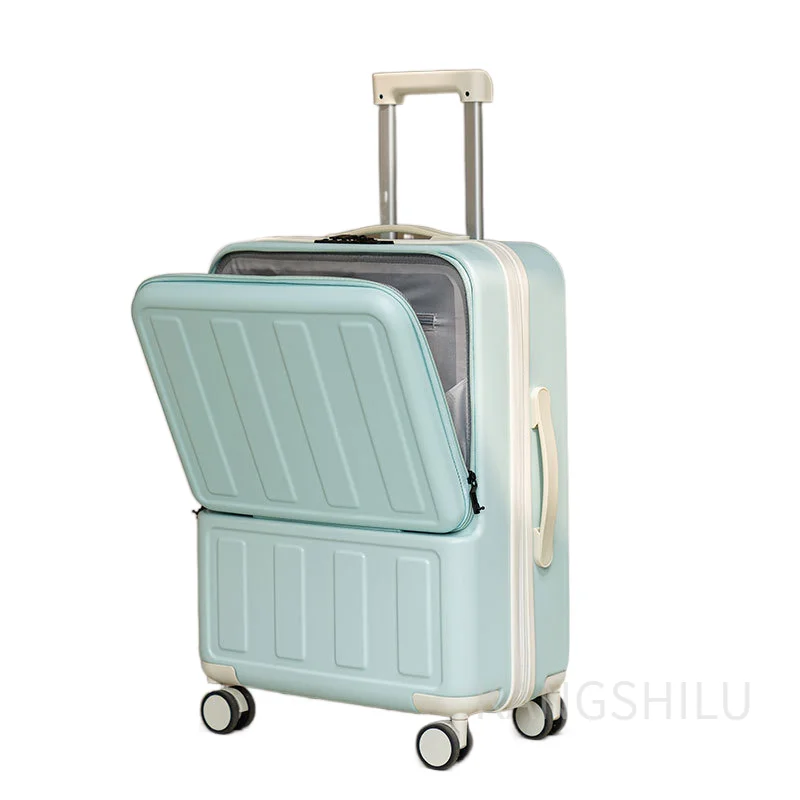 New fashion trunk it- inch travel suitcase with wheels carry-on suitcase roller luggage travel trolley case zipper