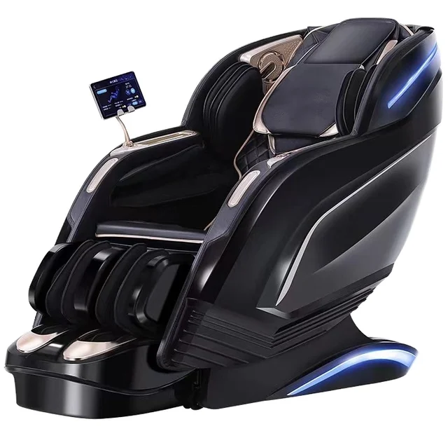 C122 electric ai voice command 4d zero gravity SL yamaguchi massage chair with heating pad and lcd chair massager full body