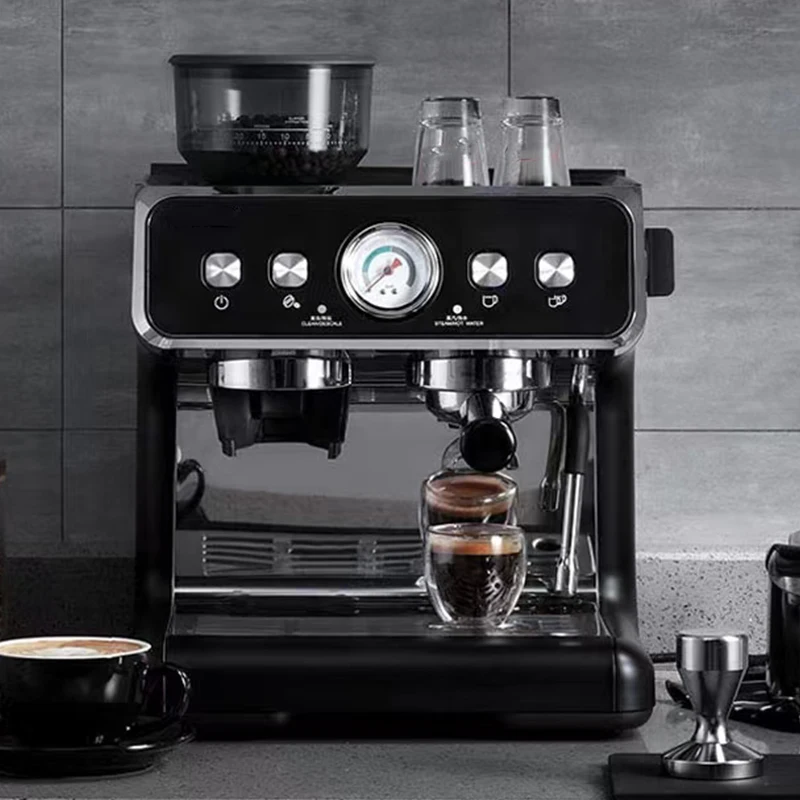 

120V coffee machine with grinder coffee maker milk steamer making cappuccino espresso coffee machine