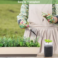 100PCS Biodegradable Plant Bags Non Woven Seedling for Garden Seed Starters Pouchs Transplant Pots Grow for Vegetables Flowers 5