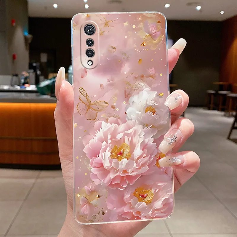 Elegant Butterfly Bow Transparent Soft TPU Phone Case - Protective Thin Silicone Cover