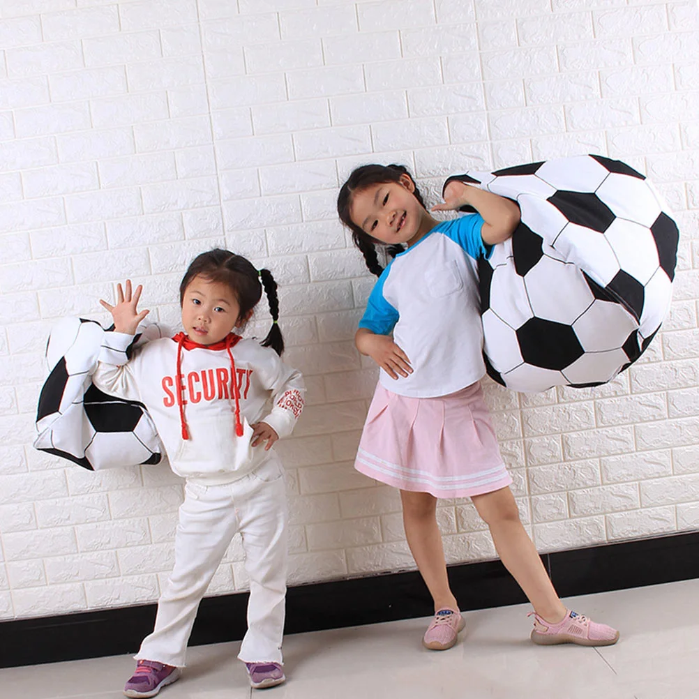 Polyester Football Storage Bag Kids Bean Bag Chair Cover