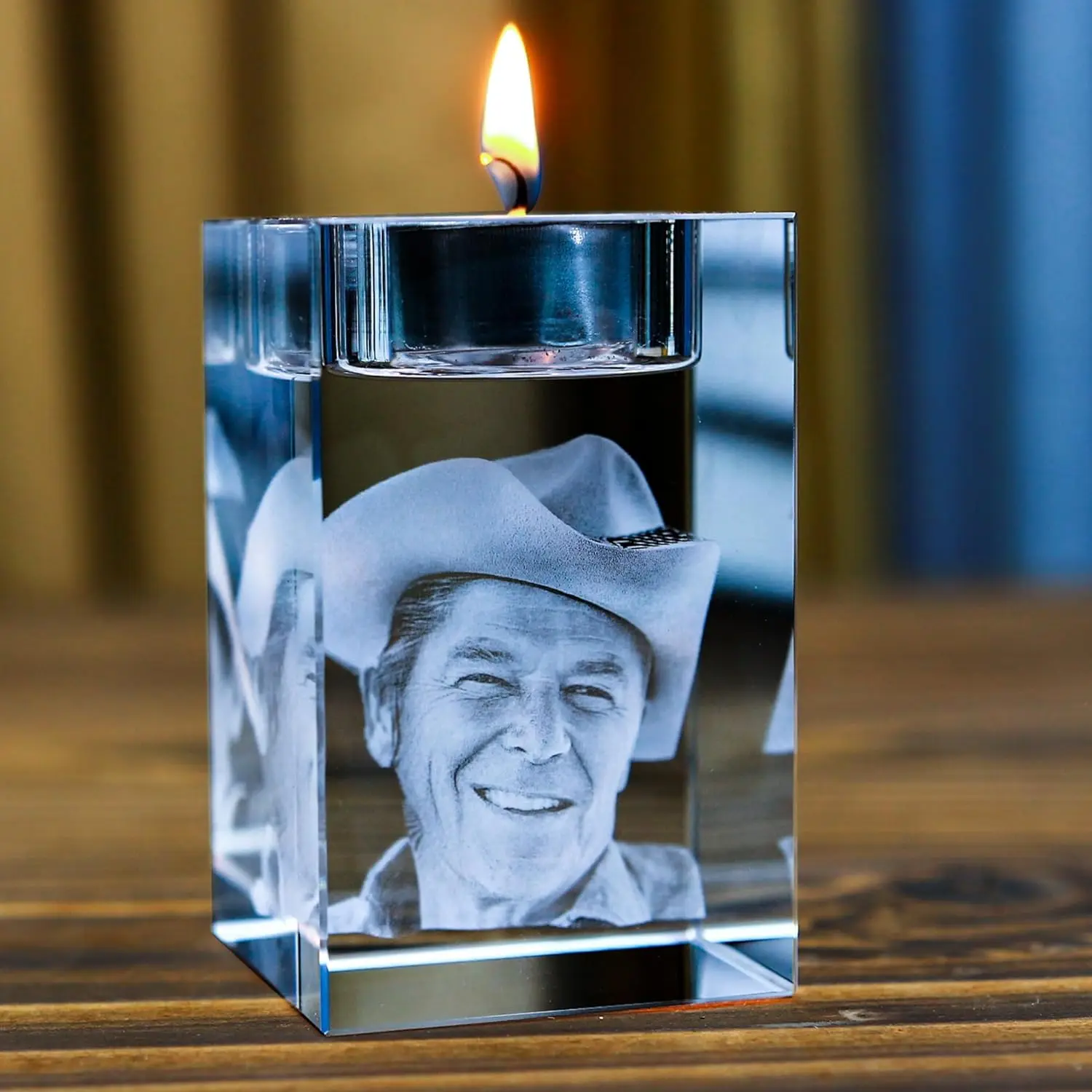 Personalized Photo Crystal Candle Holder 4 | Personalized Photo Crystal Candle Holder 3