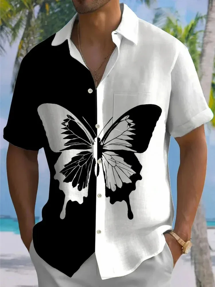 thumbnail image 1 of Nueva camisa hawaiana de verano para hombre, camiseta de manga corta con estampado artístico en 3D, camisa de playa informal de moda, camisa de uso diario para vacaciones, 1 of 5