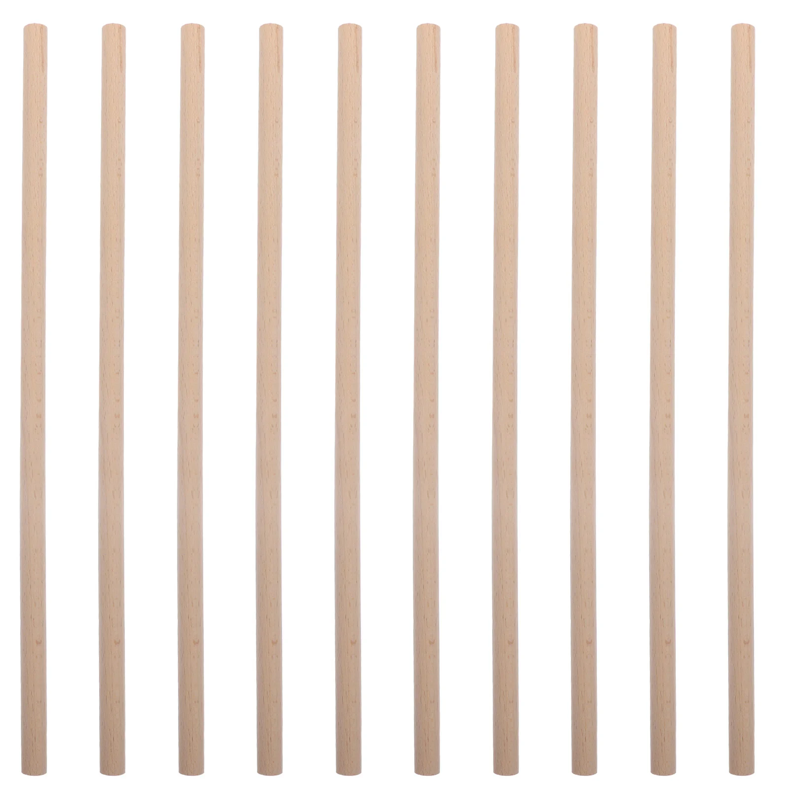 

10 Pcs Wood Stick Making Materials Drumsticks for Kids Woodworking Wooden Craft Accessory Crafting Supply