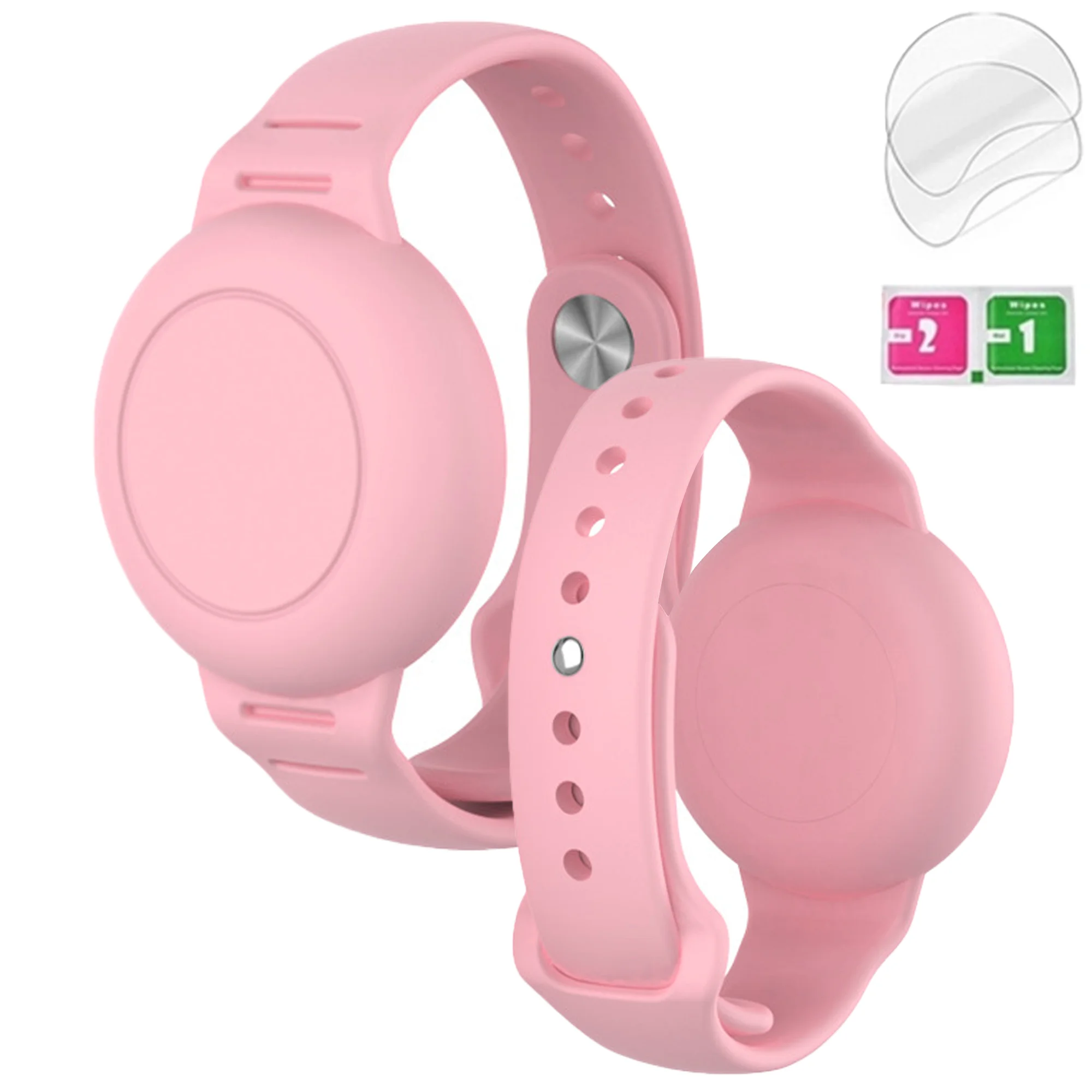 Silicone Anti-Removal Airtag Holder - Secure, Hidden Design for Kids, Pets, and Luggage