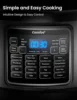 16 in 1 Electric Pressure Instant Multi Olla de Presion Non-Stick Pot Yogurt Maker Rice Cooker Slow Cooker Sauté 4