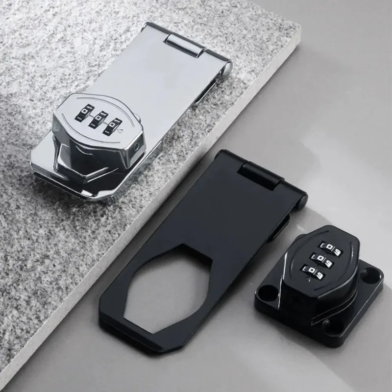 3 Digit Household Security Cabinet Password Locks Keyless Drawer Combination Coded Door Cabinet Home Hardware Zinc Alloy