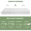 5 Inch Queen Gel Memory Foam Mattress Pressure Relieving, Cooling Gel Foam, CertiPUR-US Certified, Bed-in-a-Box, White 2