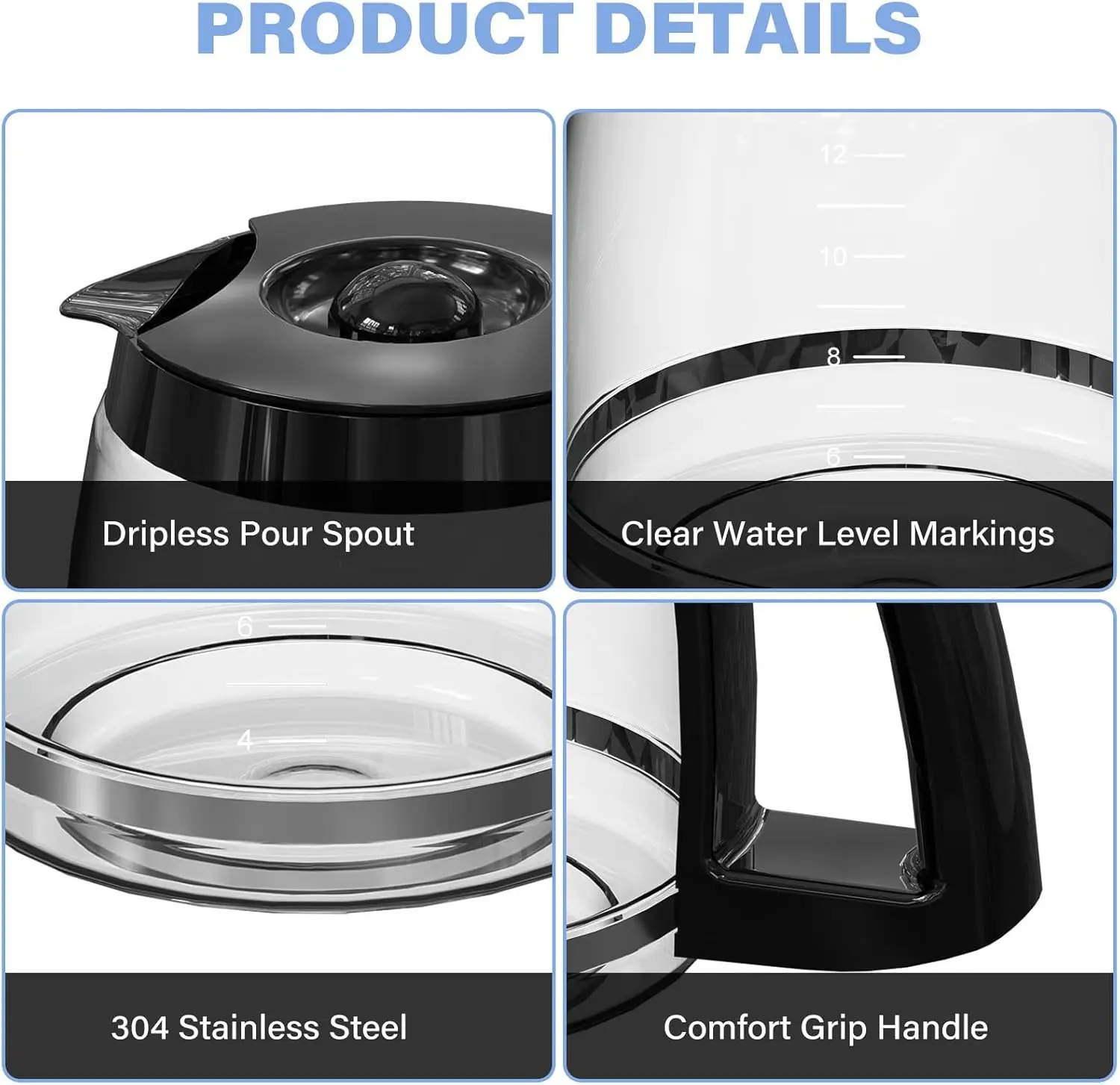 クイジナート CHW-12PCJ カラフェと付属品 クイジナート CHW-12PCJ