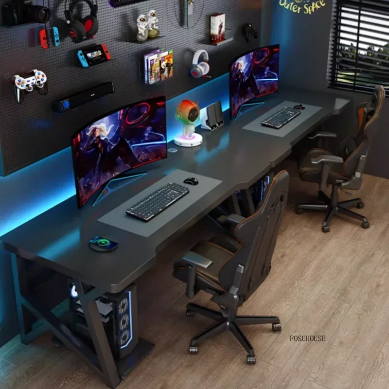 Modern Double Computer Desks Home Desktop E-sports Gaming Tables Bedroom Simple Desk Student Study Tables Office Furniture