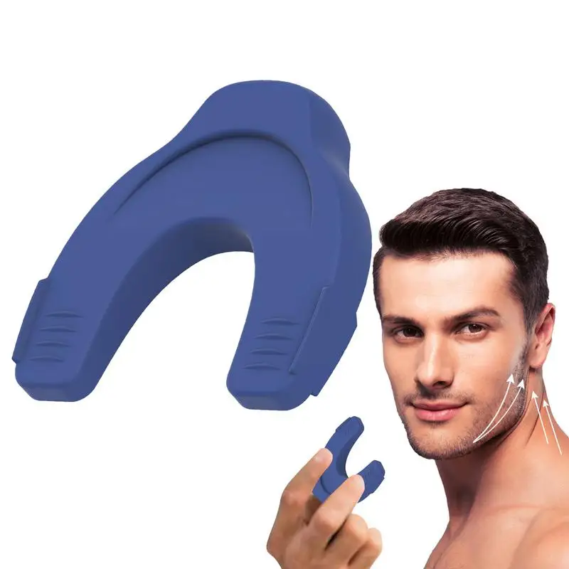 

Jaw Exerciser For Men And Women Jawline Silicone Facial Sculptor Portable Design Sports Jaw Exerciser For Gym Car Home Work Area